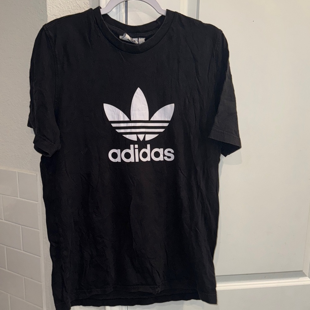 Adidas Unisex Black T-Shirt